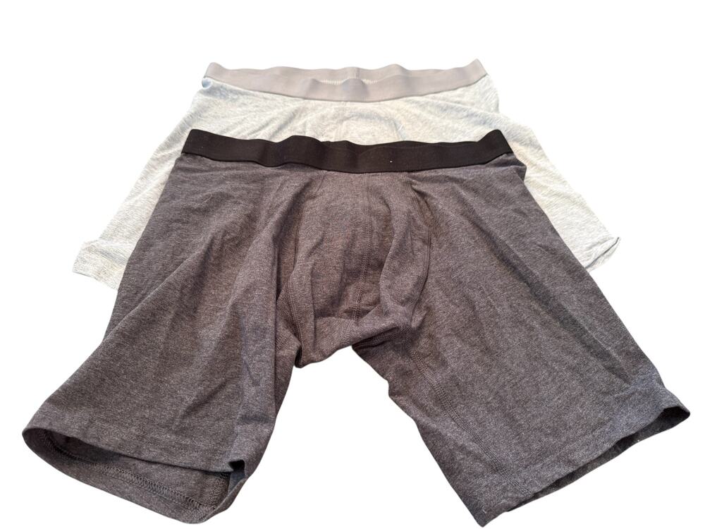 Pact Men's Classic Neutrals Everyday Extended Boxer Brief Size M Pack of 2